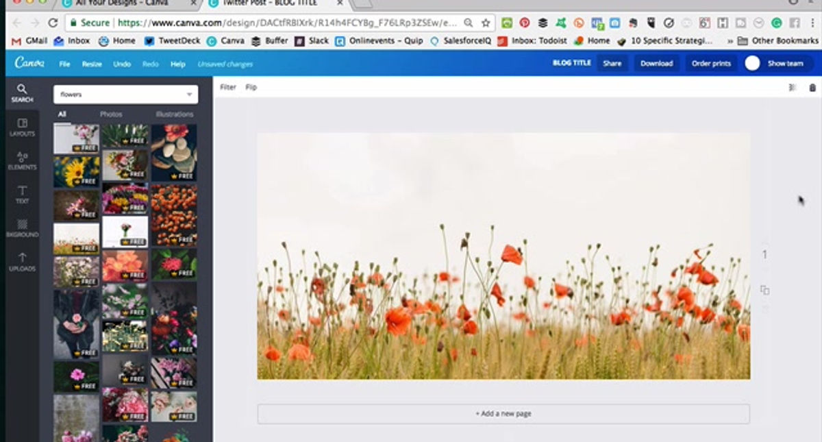 How to start to create Blog Images With Canva